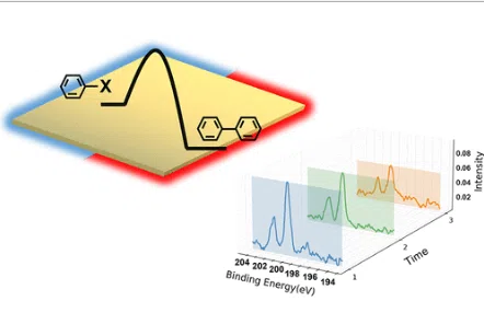 Kinetics of On-Surface Dechlorinated Aryl–Aryl Coupling