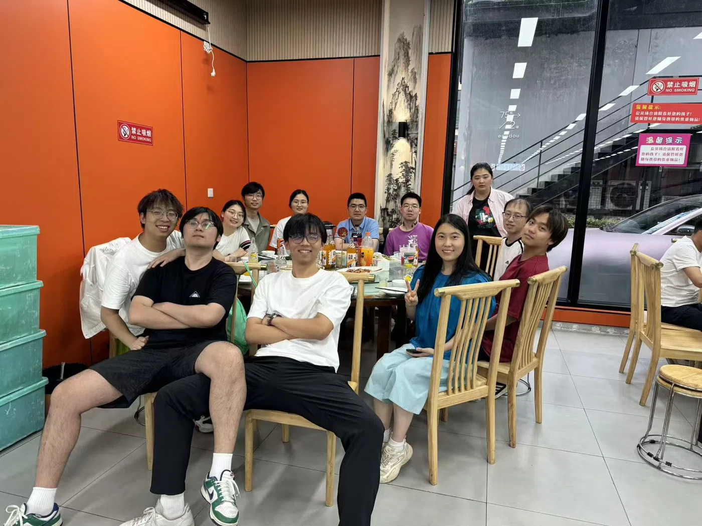  聚会合影